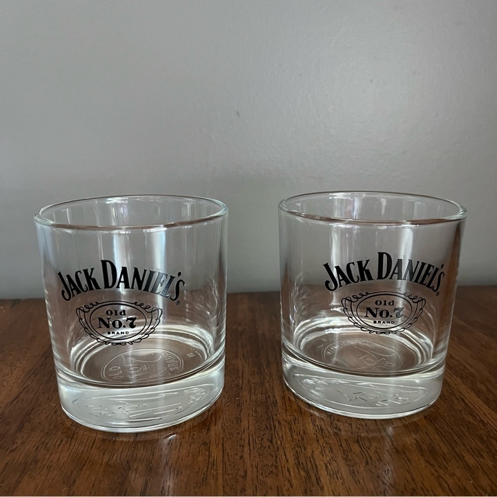 Set of two Jack Daniels Whiskey Rocks Tumblers
Sipping Glass Old No. 7 Brand